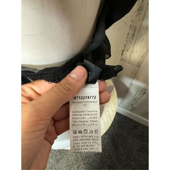 Black crop top - Picture 6 of 7